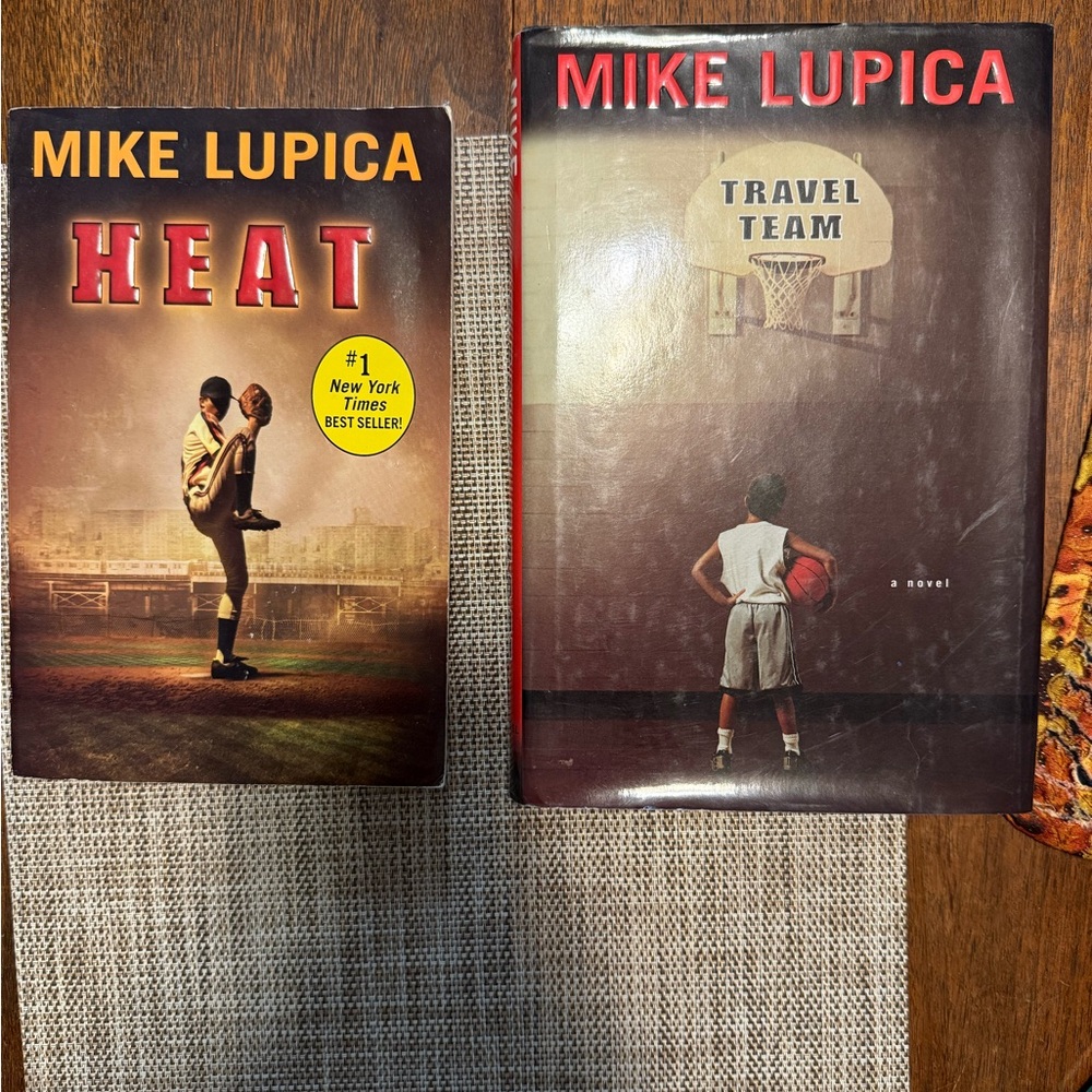 Mike Lupica 'Heat' and 'Travel Team' Books